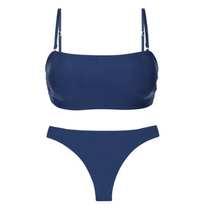 Set Navy Bandeau-Reto Nice-Fio