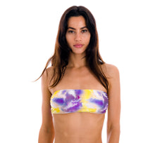 Load image into Gallery viewer, Top Tiedye-Purple Bandeau-Reto
